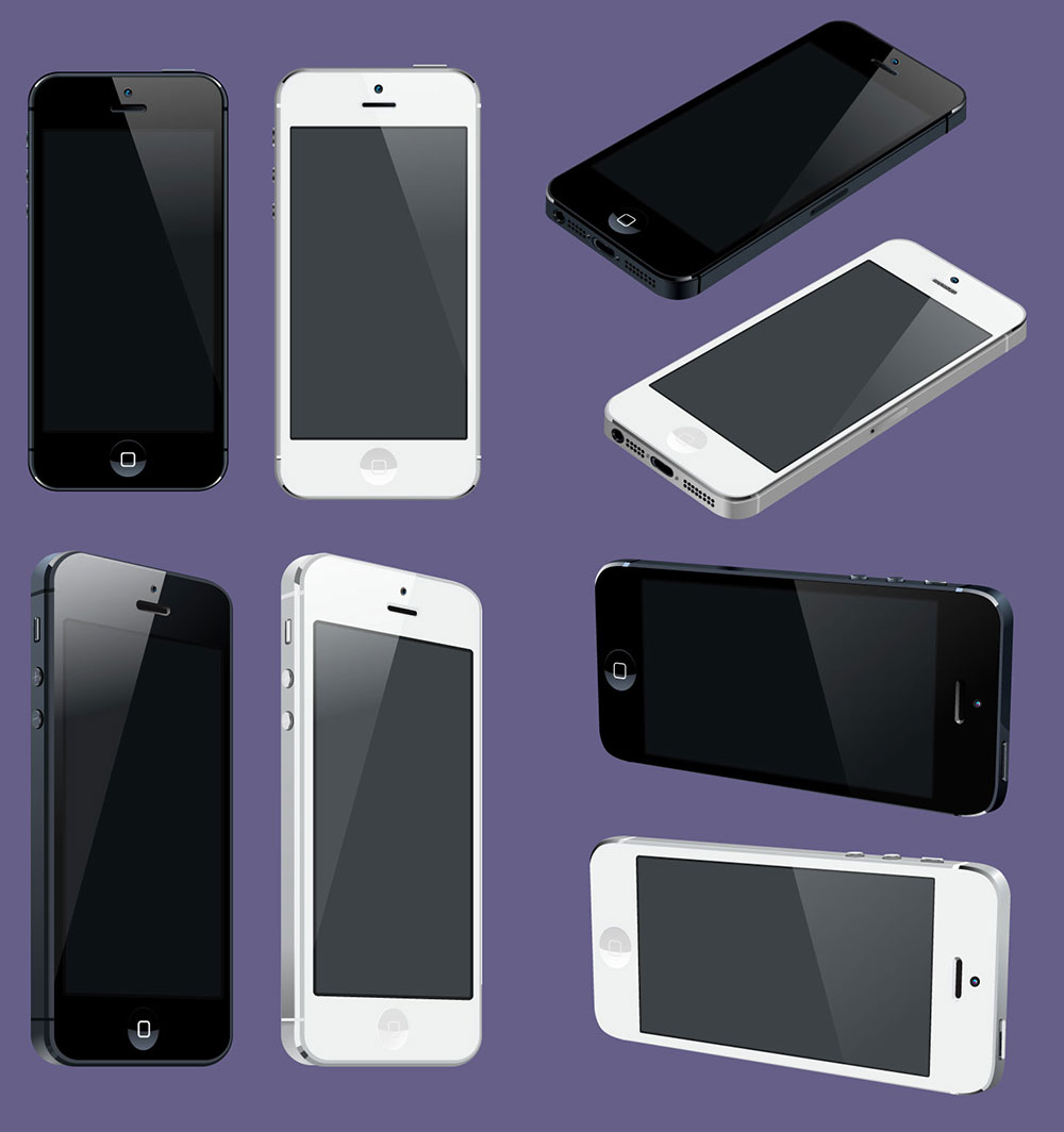 8ֽǶiPhone5 iPhone5S ͼPSDʽ